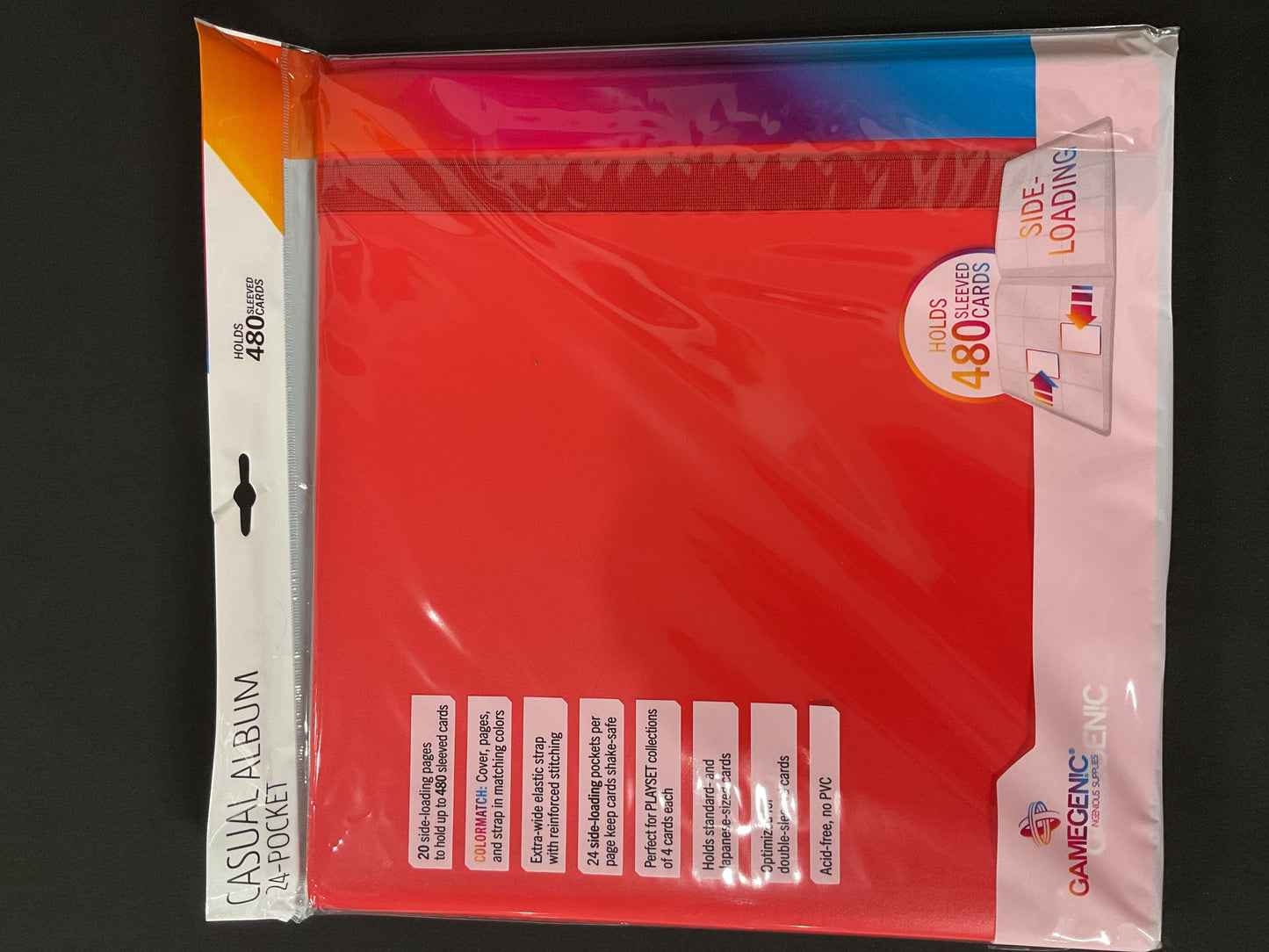 Gamegenic Red 24 pocket
