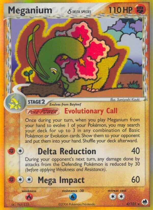 Meganium #4 Pokemon Dragon Frontiers