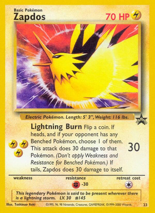 Zapdos #23 Pokemon Promo