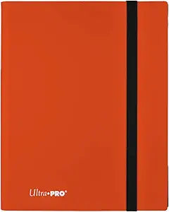 Ultra Pro  Eclipse 9-Pocket PRO-Binder-Pumpkin Orange