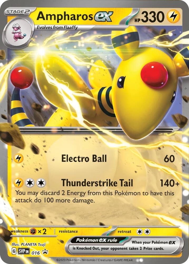 Ampharos ex - 016 - SV: Scarlet & Violet Promo Cards (SVP)