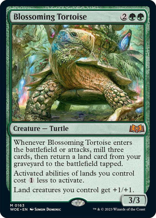 Blossoming Tortoise - Wilds of Eldraine