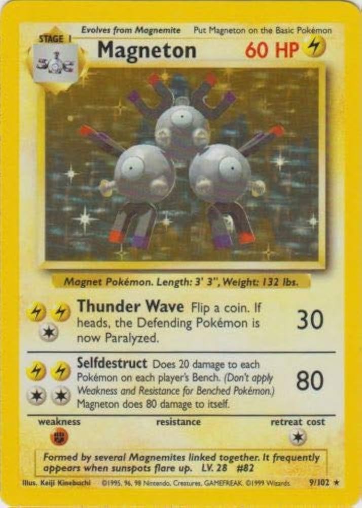 Magneton #9 Pokemon Base Set