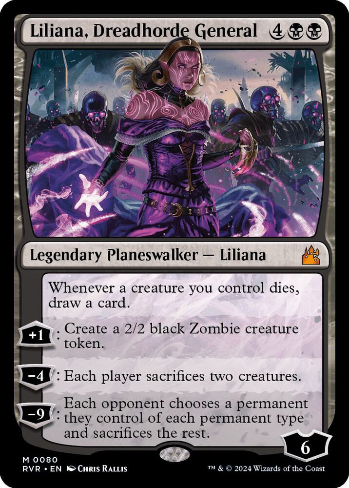 Liliana, Dreadhorde General - Ravnica Remastered (RVR)