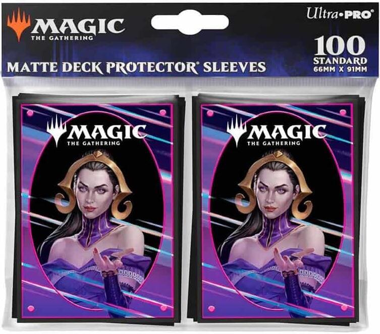 Foundations Dark Standard Deck Protector Sleeves for Magic: The Gathering (100-pack)