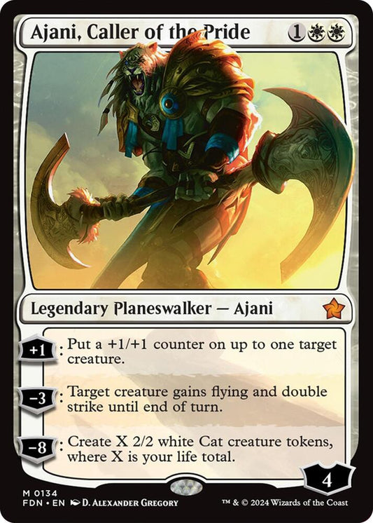 Ajani, Caller of the Pride - Foundations (FDN)