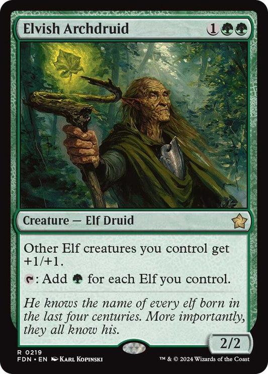 Elvish Archdruid - Foundations (FDN)