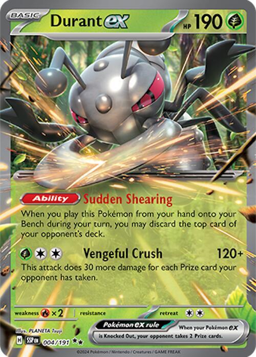 Durant ex - 004/191 - SV08: Surging Sparks (SV08)