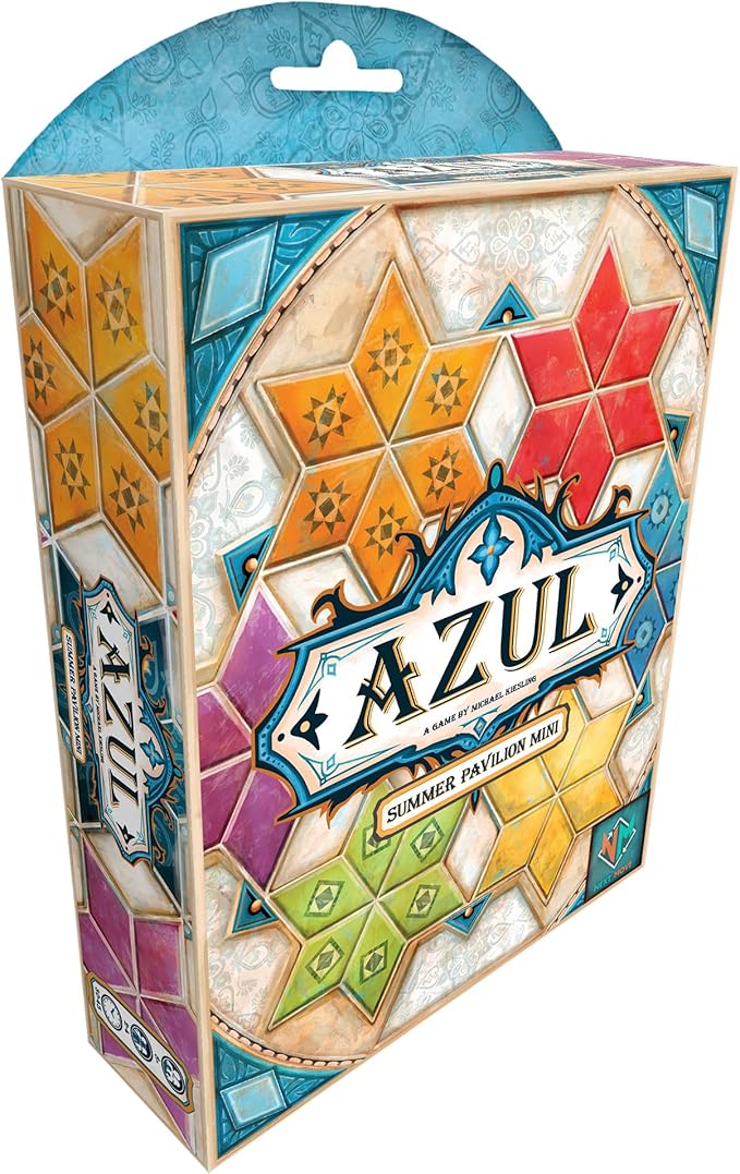 Azul Summer Pavilion Mini Board Game - Portable Travel Edition