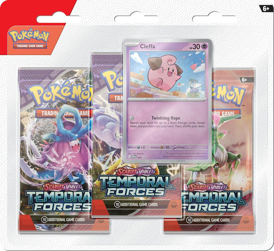 Scarlet & Violet—Temporal Forces Three-Booster Blister - Random Character