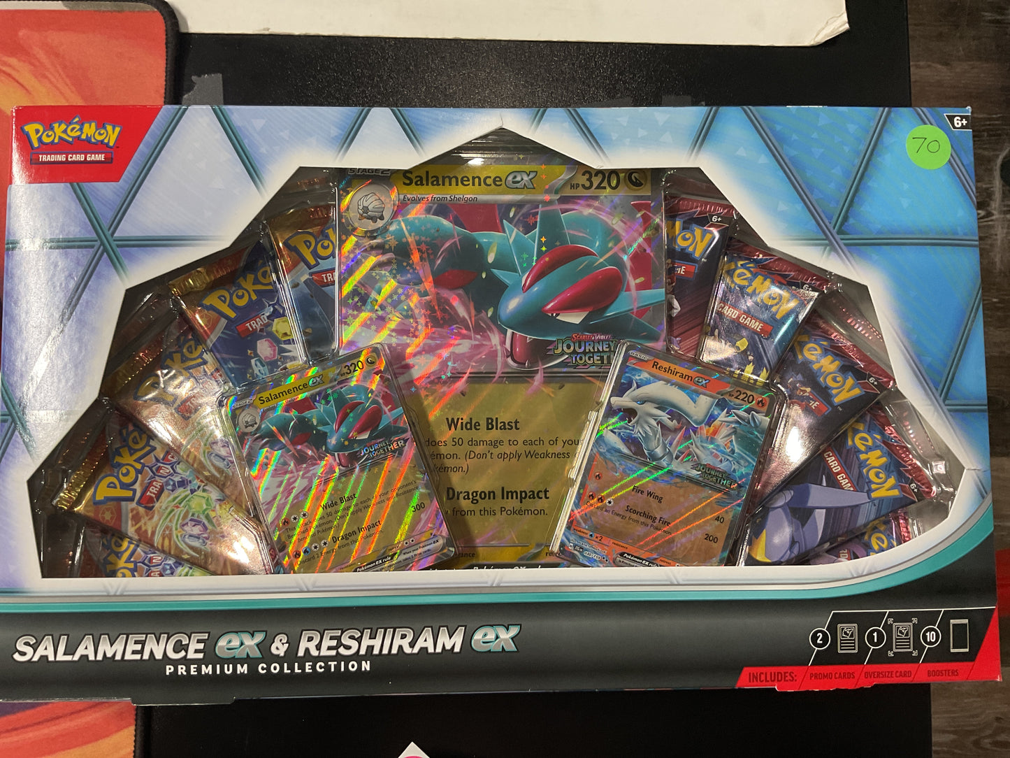 Salamance Reshiram EX Box