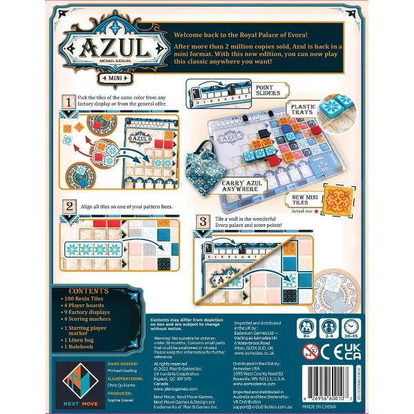 Asmodee Azul Mini Board Game