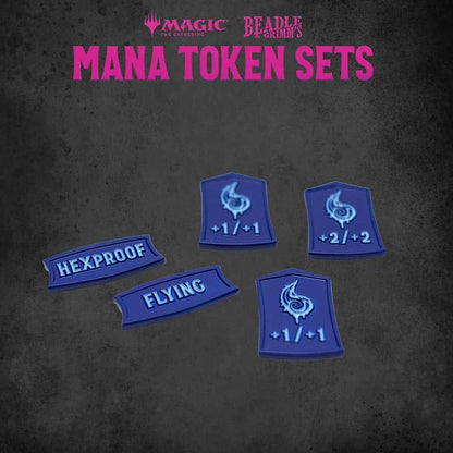 BEADLE AND GRIMM'S: MAGIC THE GATHERING: BLUE MANA TOKEN SET