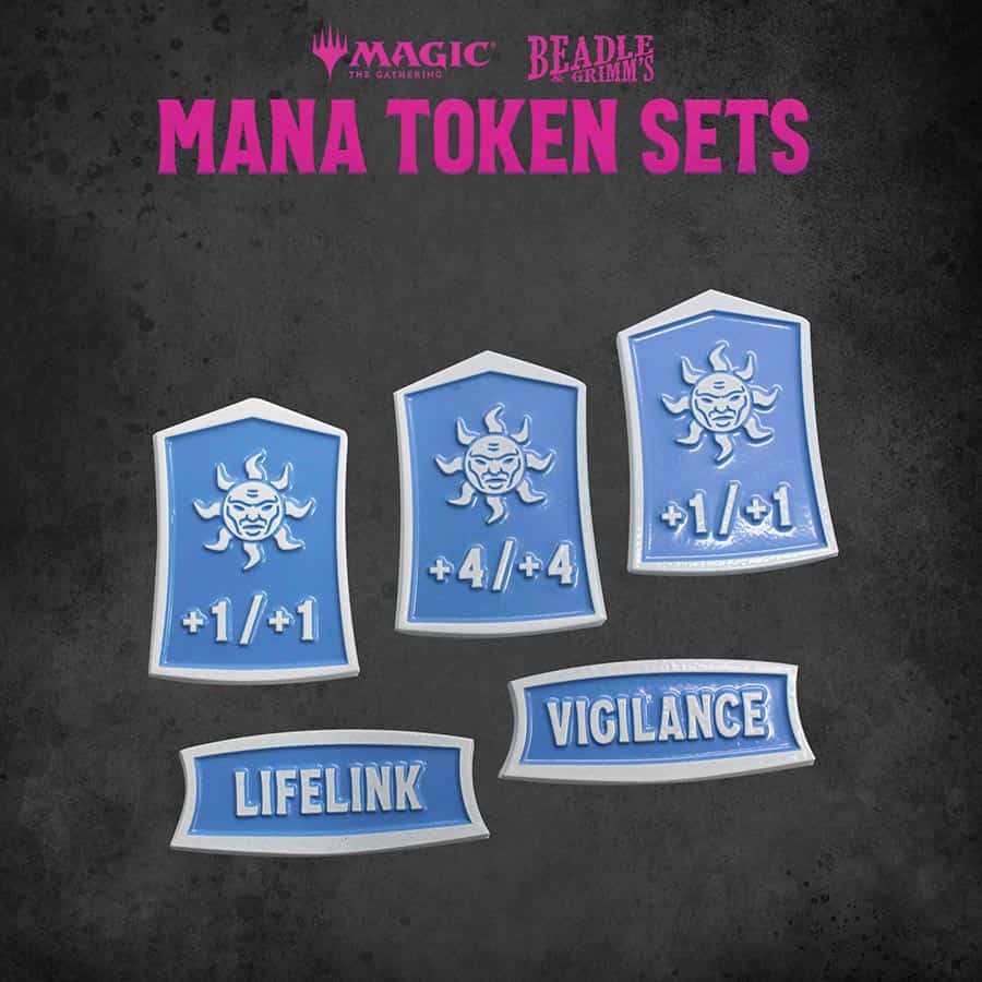 BEADLE AND GRIMM'S: MAGIC THE GATHERING: BLUE MANA TOKEN SET