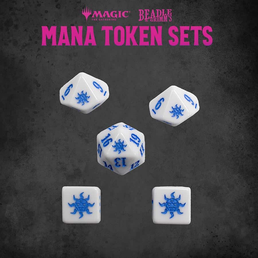 BEADLE AND GRIMM'S: MAGIC THE GATHERING: WHITE MANA TOKEN SET