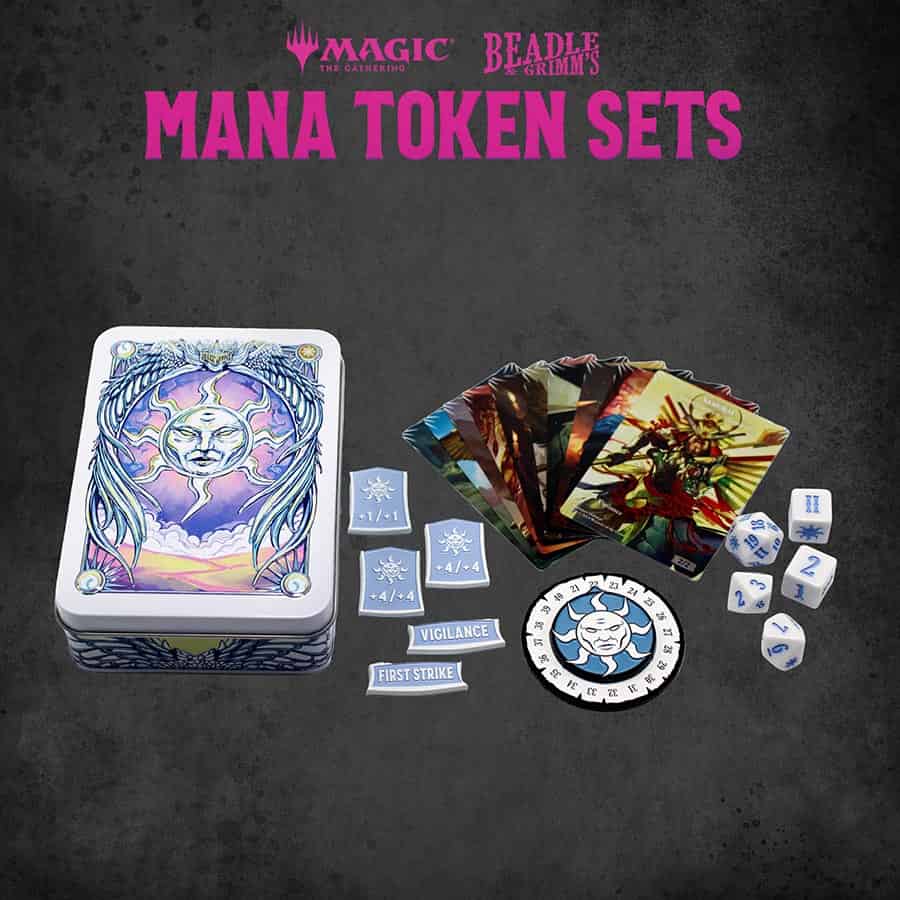 BEADLE AND GRIMM'S: MAGIC THE GATHERING: WHITE MANA TOKEN SET