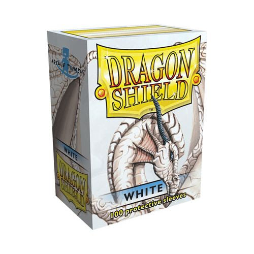 DRAGON SHIELD SLEEVES: CLASSIC WHITE (BOX OF 100)